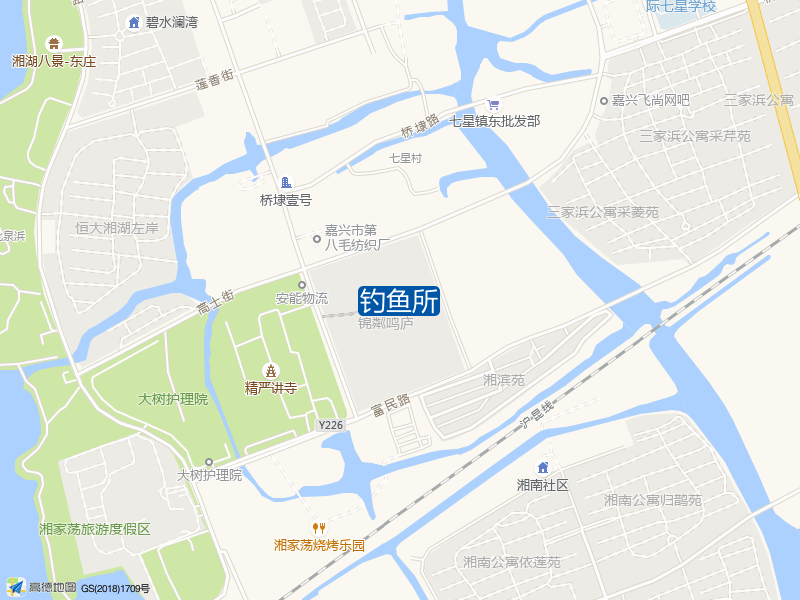 灵湖东路与富民路交叉口湘家荡环湖景区钓鱼所钓鱼点实景照片