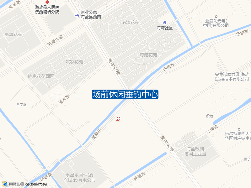 浙江省嘉兴市海盐县X331(翁金线)场前休闲垂钓中心钓鱼点实景照片