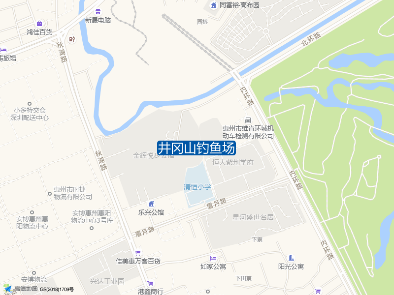 广东省惠州市惠阳区井冈山钓鱼场钓鱼点实景照片