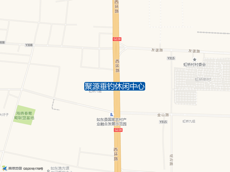 江苏省南通市如东县S334聚源垂钓休闲中心钓鱼点实景照片