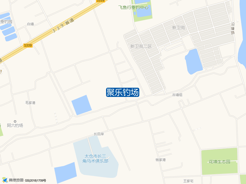 苏州市太仓市中心路聚乐钓场钓鱼点实景照片