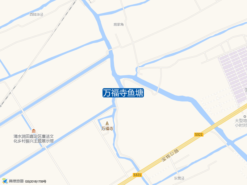 万福寺鱼塘钓点照片